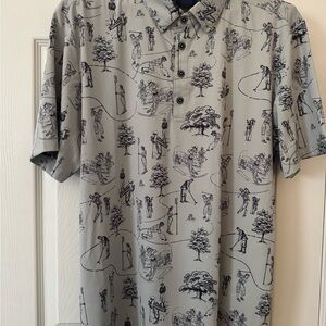 Men's William Murray Golf Print Shirt